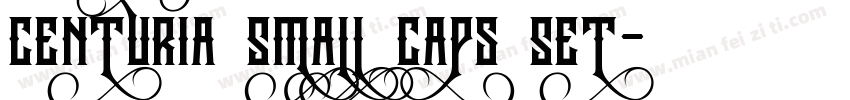 Centuria Small Caps Set字体转换